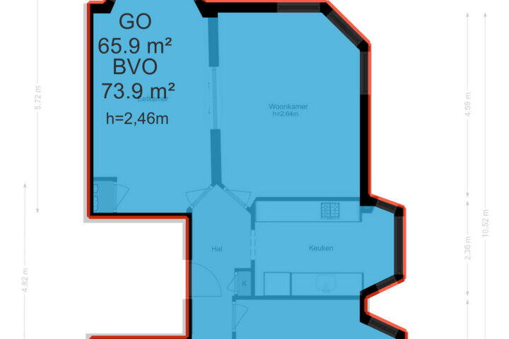 Plattegrond – Albert Neuhuysstraat 30 1, Amsterdam