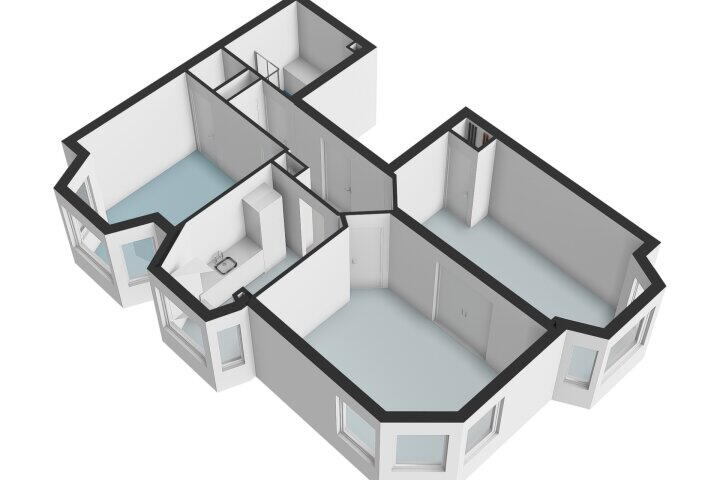 Plattegrond – Albert Neuhuysstraat 30 1, Amsterdam