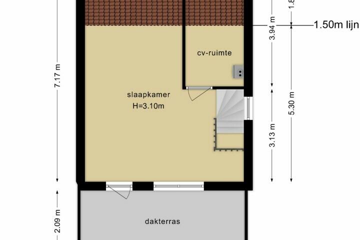 Plattegrond – Albert Schweitzerlaan 108, Nijmegen
