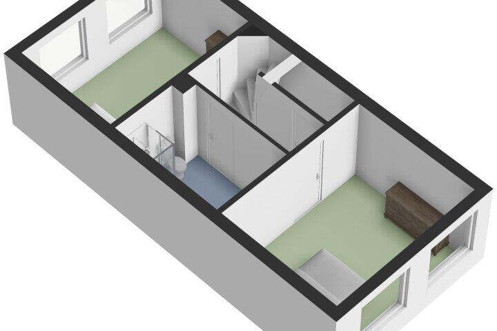 Plattegrond – Albert Schweitzerstraat 44, Arnhem