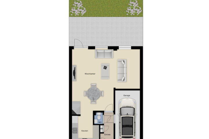 Plattegrond – Albert Schweitzerstraat 44, Arnhem