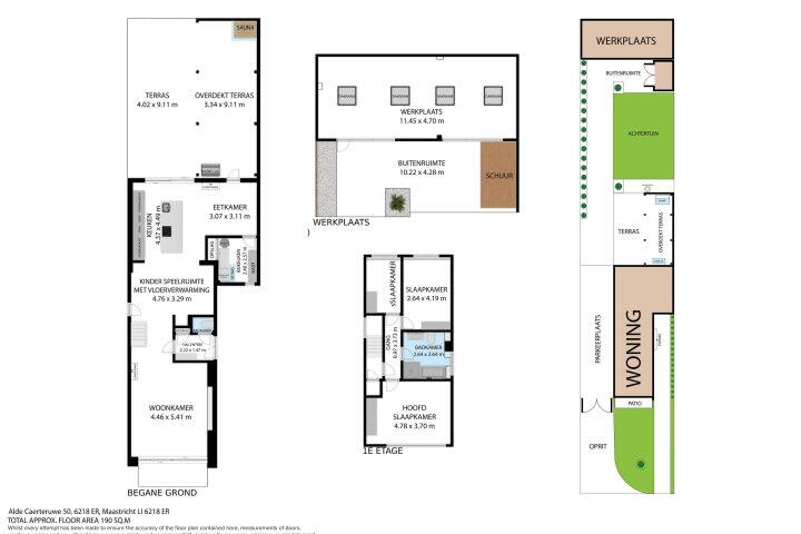Plattegrond – Alde Caerteruwe 50, Maastricht