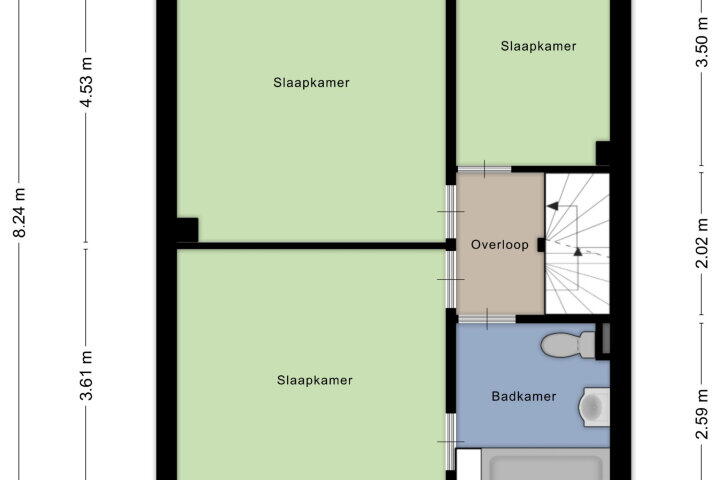 Plattegrond – Aldenhof 5103, Nijmegen