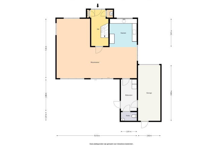 Plattegrond – Aletta Jacobsweg 11, Heerenveen