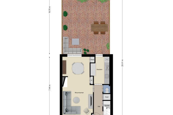 Plattegrond – Alfred Ostplein 19, Roosendaal