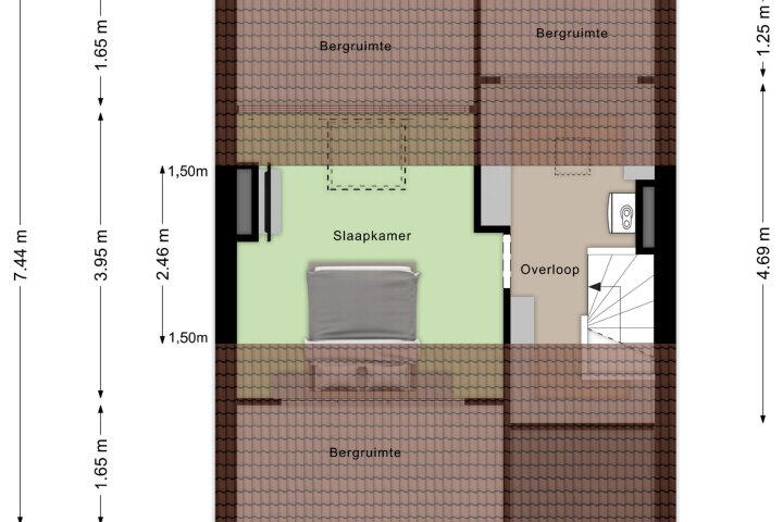 Plattegrond – Alfred Ostplein 19, Roosendaal