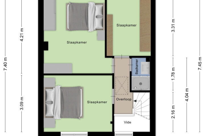 Plattegrond – Alfred Ostplein 3, Roosendaal