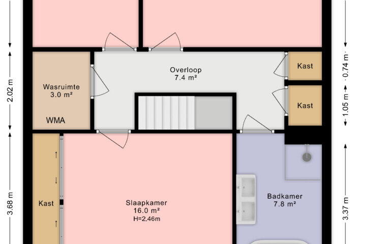 Plattegrond – Alikruikhof 10, Den Haag