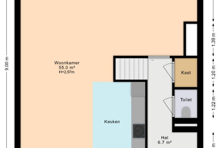 Plattegrond – Alikruikhof 10, Den Haag