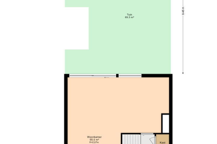 Plattegrond – Alikruikhof 10, Den Haag