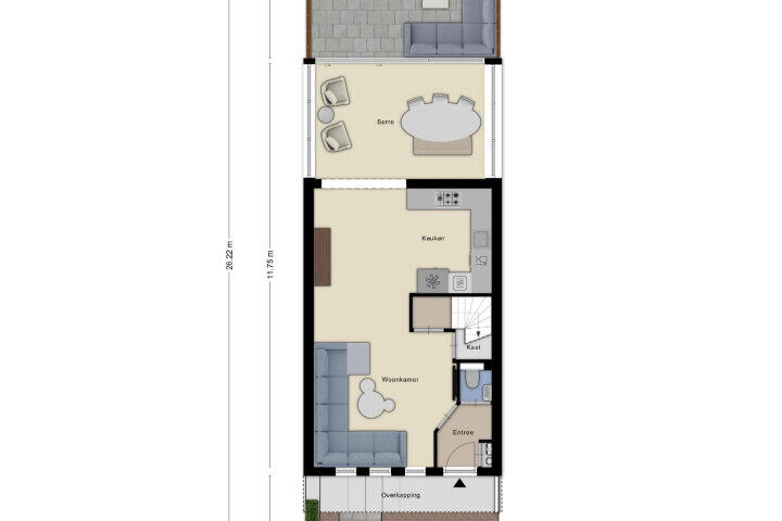 Plattegrond – Alkenberg 19, Roosendaal