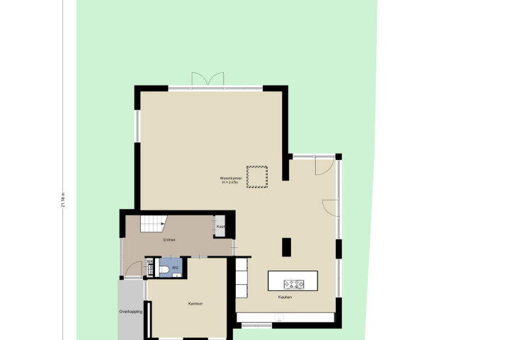 Plattegrond – Almeerderhout 5, Amersfoort