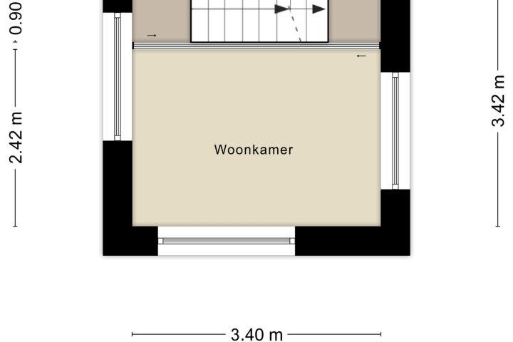 Plattegrond – Alseïdenstraat 2, Almere