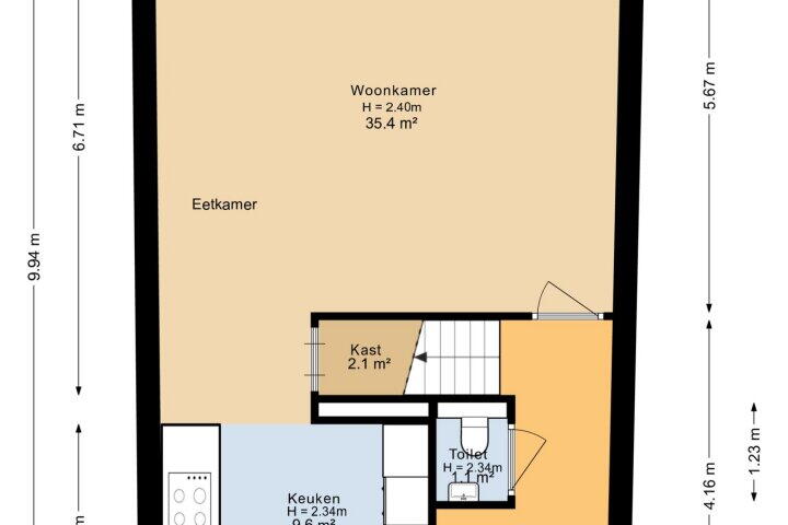 Plattegrond – Amaranthout 5, Zoetermeer