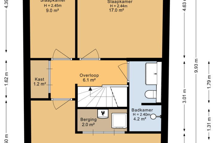 Plattegrond – Amaranthout 5, Zoetermeer