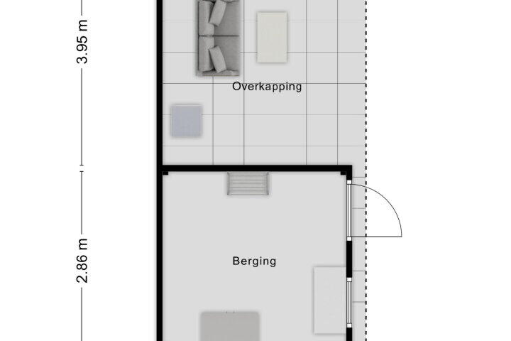 Plattegrond – Amberberg 3, Roosendaal