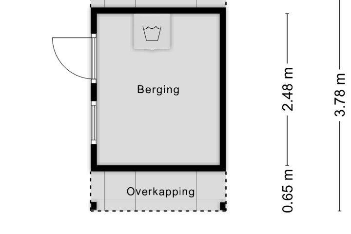 Plattegrond – Amberberg 89, Roosendaal