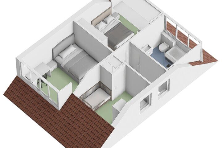 Plattegrond – Amberberg 89, Roosendaal