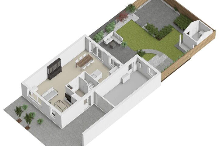 Plattegrond – Amberberg 89, Roosendaal