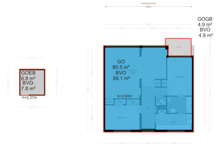 Plattegrond – Amberlaan 16, Amstelveen