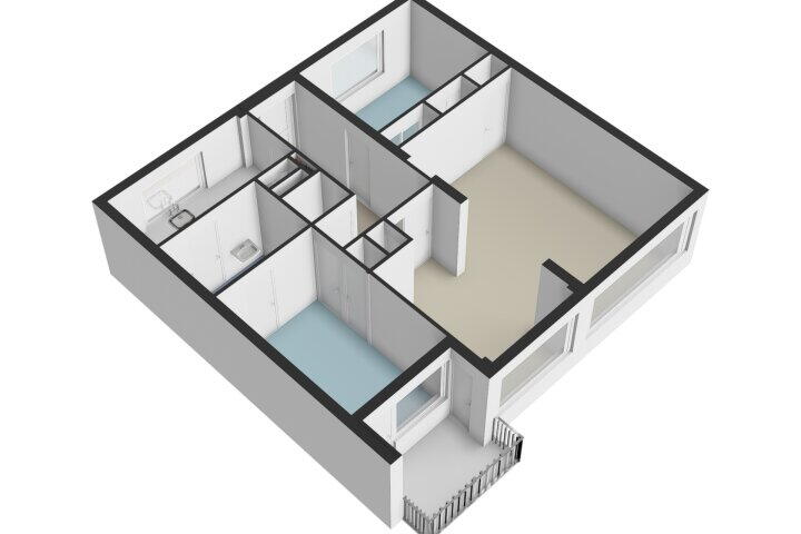 Plattegrond – Amberlaan 16, Amstelveen