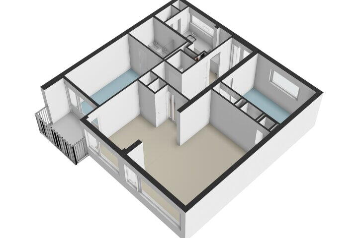 Plattegrond – Amberlaan 68, Amstelveen