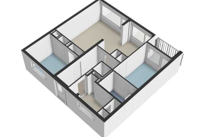 Plattegrond – Amberlaan 68, Amstelveen