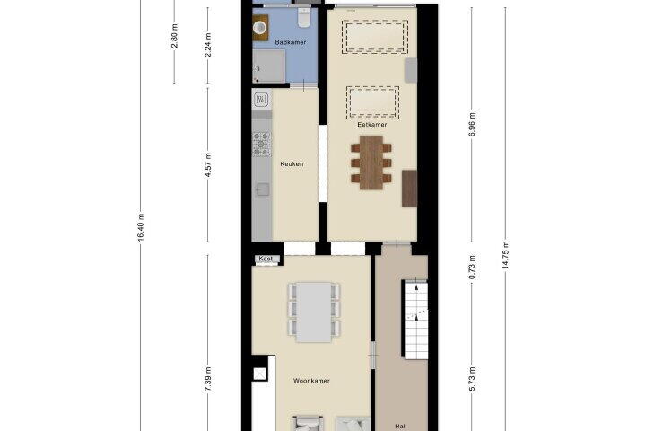 Plattegrond – Ambyerstraat Zuid 67, Maastricht