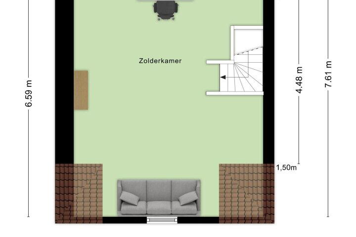 Plattegrond – Ambyerstraat Zuid 67, Maastricht