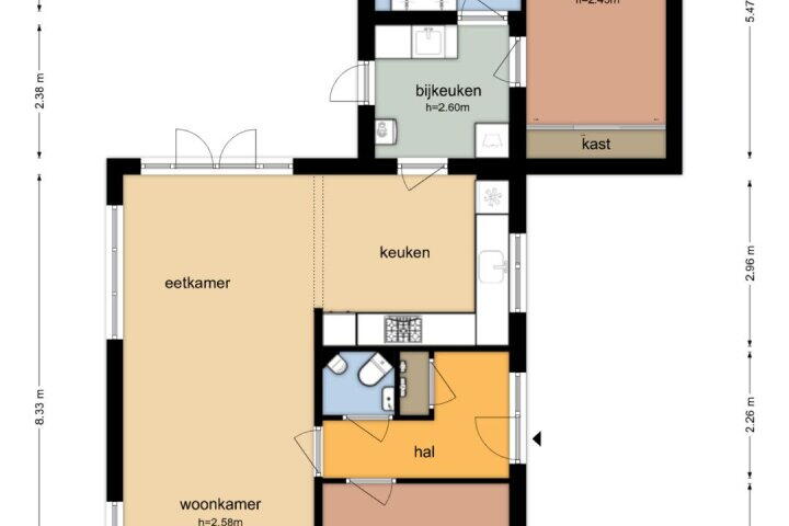Plattegrond – Ampèrelaan 26, Oudeschoot