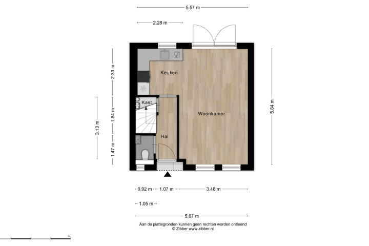 Plattegrond – Ampèreweg 10, Breda