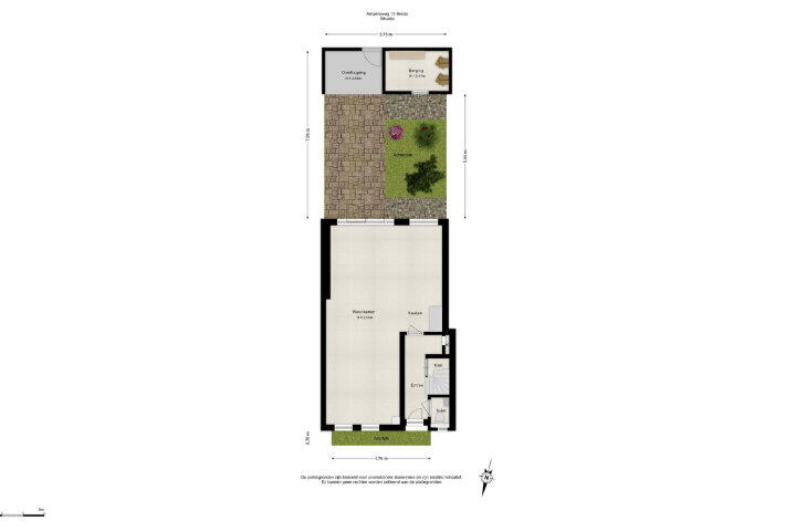 Plattegrond – Ampèreweg 12, Breda