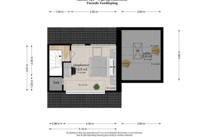 Plattegrond – Amstel 190, Wijk bij Duurstede