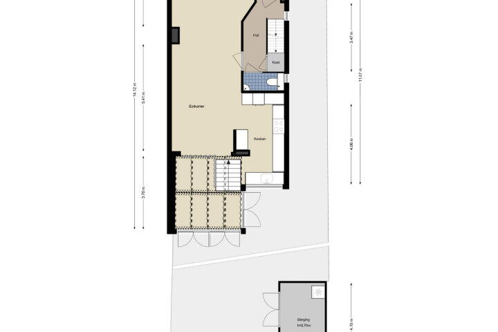 Plattegrond – Amsterdamseweg 529, Amstelveen