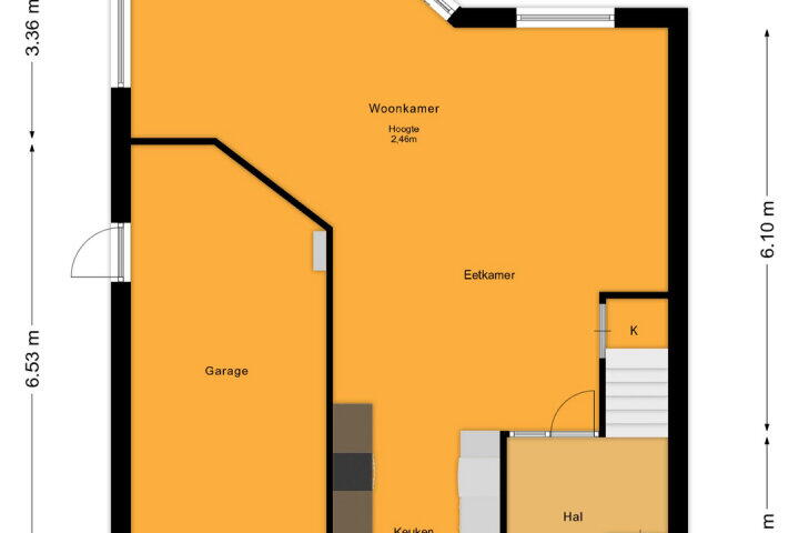 Plattegrond – Andantestraat 70, Almere