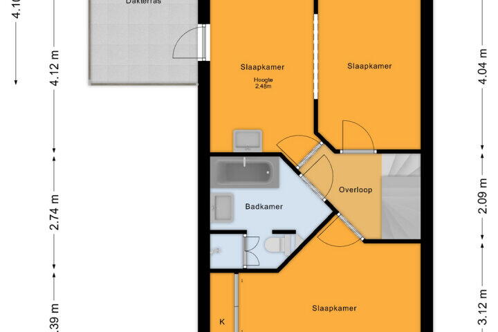 Plattegrond – Andantestraat 70, Almere