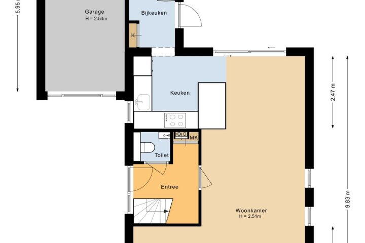 Plattegrond – Andeskondor 10, Heerhugowaard