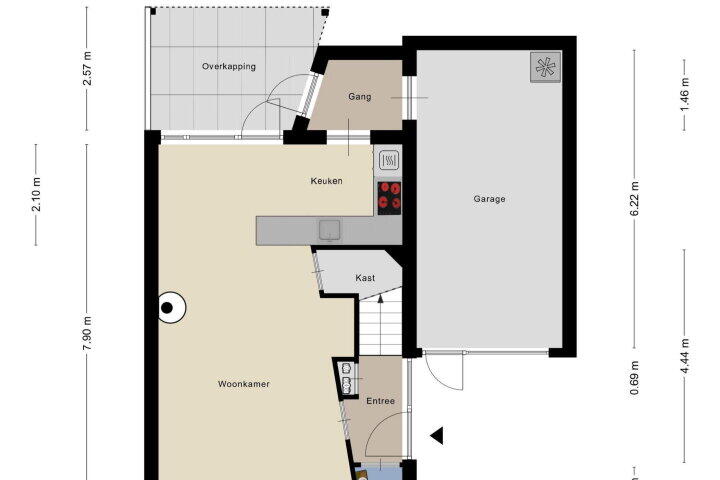 Plattegrond – Andriesgulden 10, Dronten