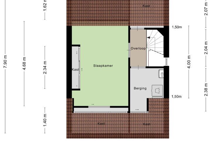 Plattegrond – Andriesgulden 10, Dronten