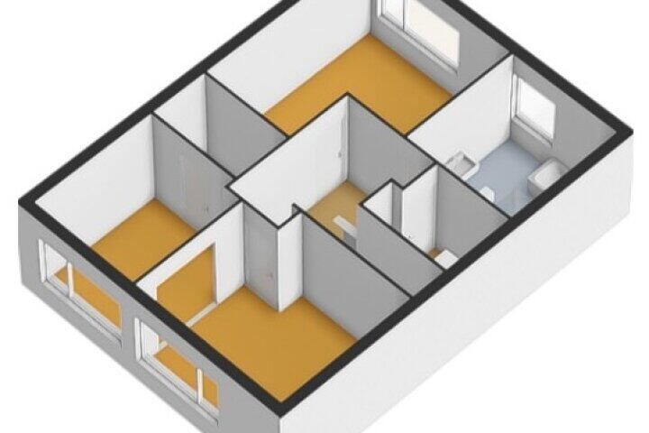 Plattegrond – Anjerhof 4, Almere
