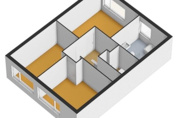 Plattegrond – Anjerhof 4, Almere