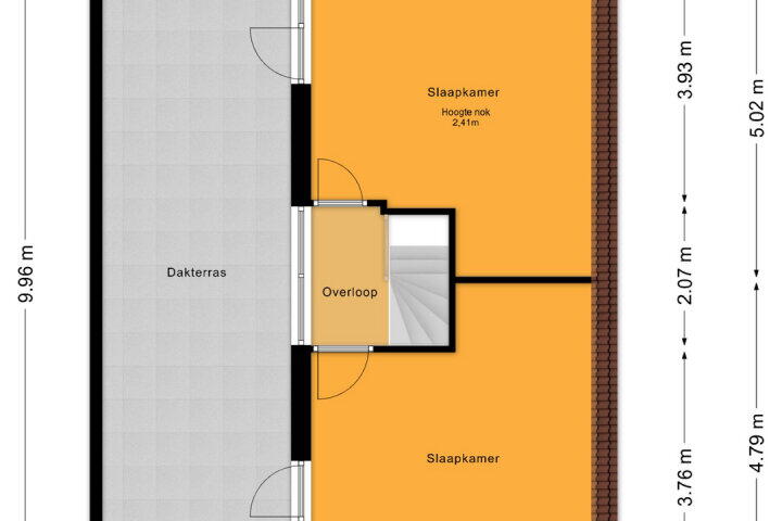 Plattegrond – Anjerhof 4, Almere