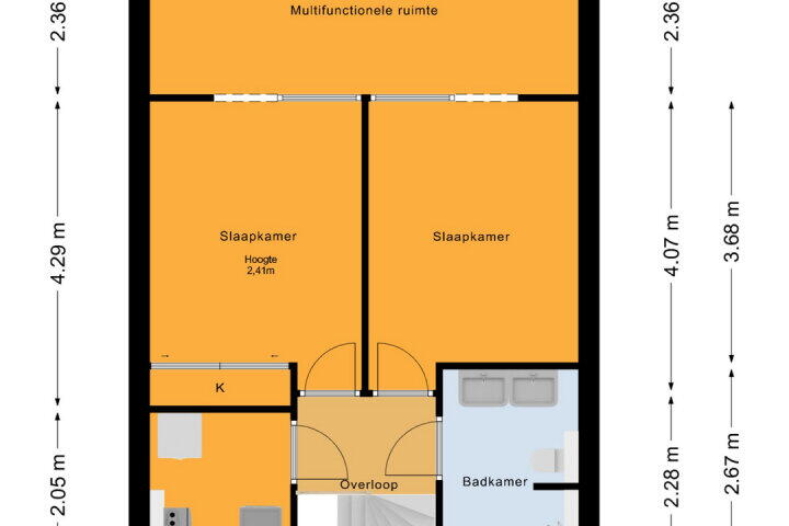 Plattegrond – Anjerstraat 18, Almere