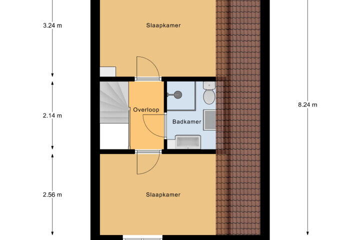Plattegrond – Anna Blamanlaan 10, Vlissingen