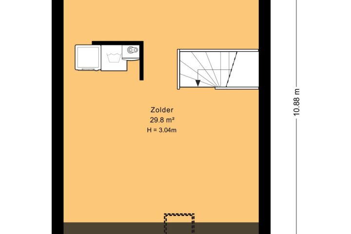 Plattegrond – Anna Blamanstraat 73, Groningen