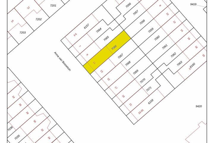 Plattegrond – Anna van Bossetuin 11, Heerhugowaard