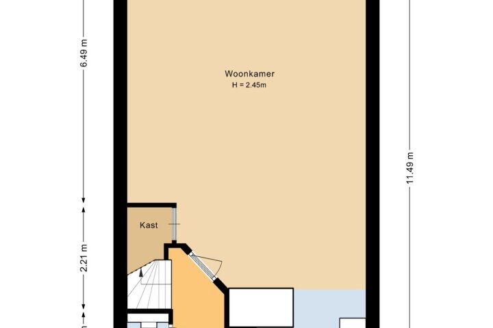 Plan – Anna van Bossetuin 21, Heerhugowaard