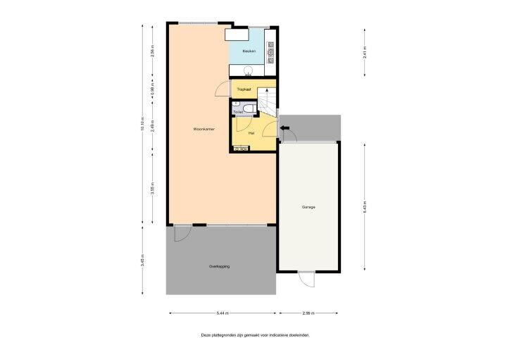 Plattegrond – Annie Zernikeweg 3, Heerenveen
