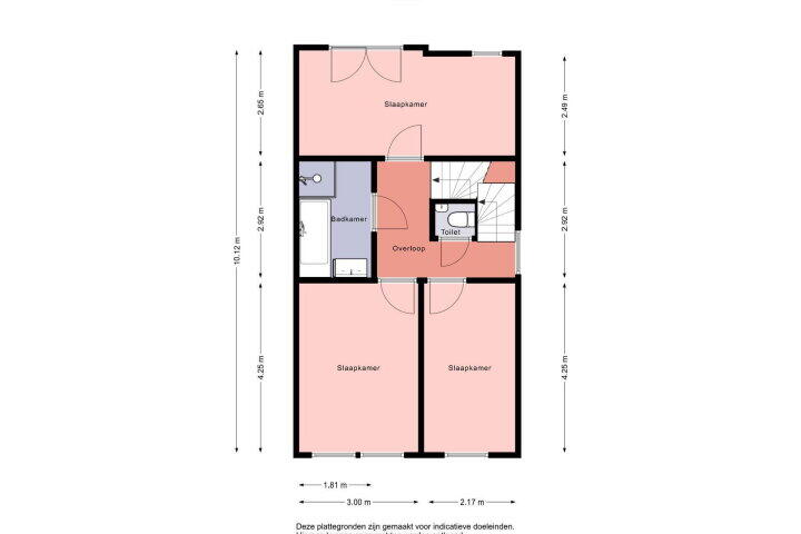 Plattegrond – Annie Zernikeweg 3, Heerenveen