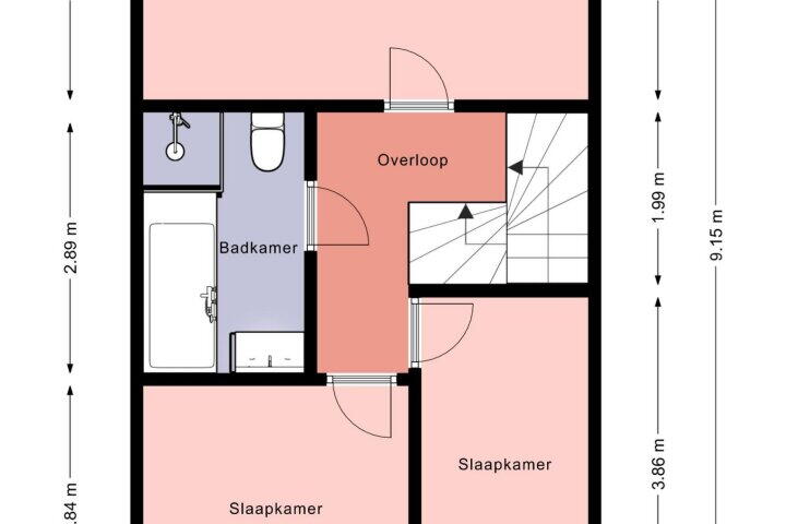 Plattegrond – Annie Zernikeweg 6, Heerenveen